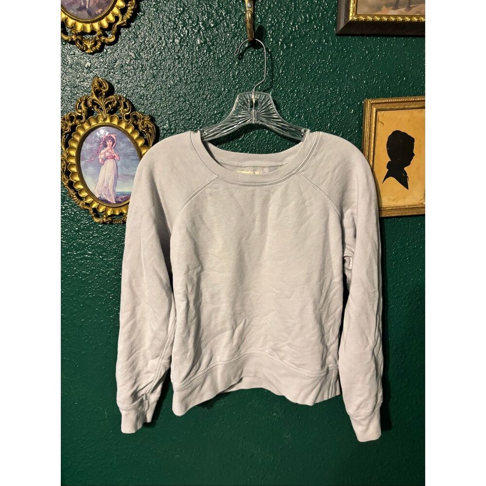 Madewell Miles Gray Long Sleeve Crewneck Sz Small